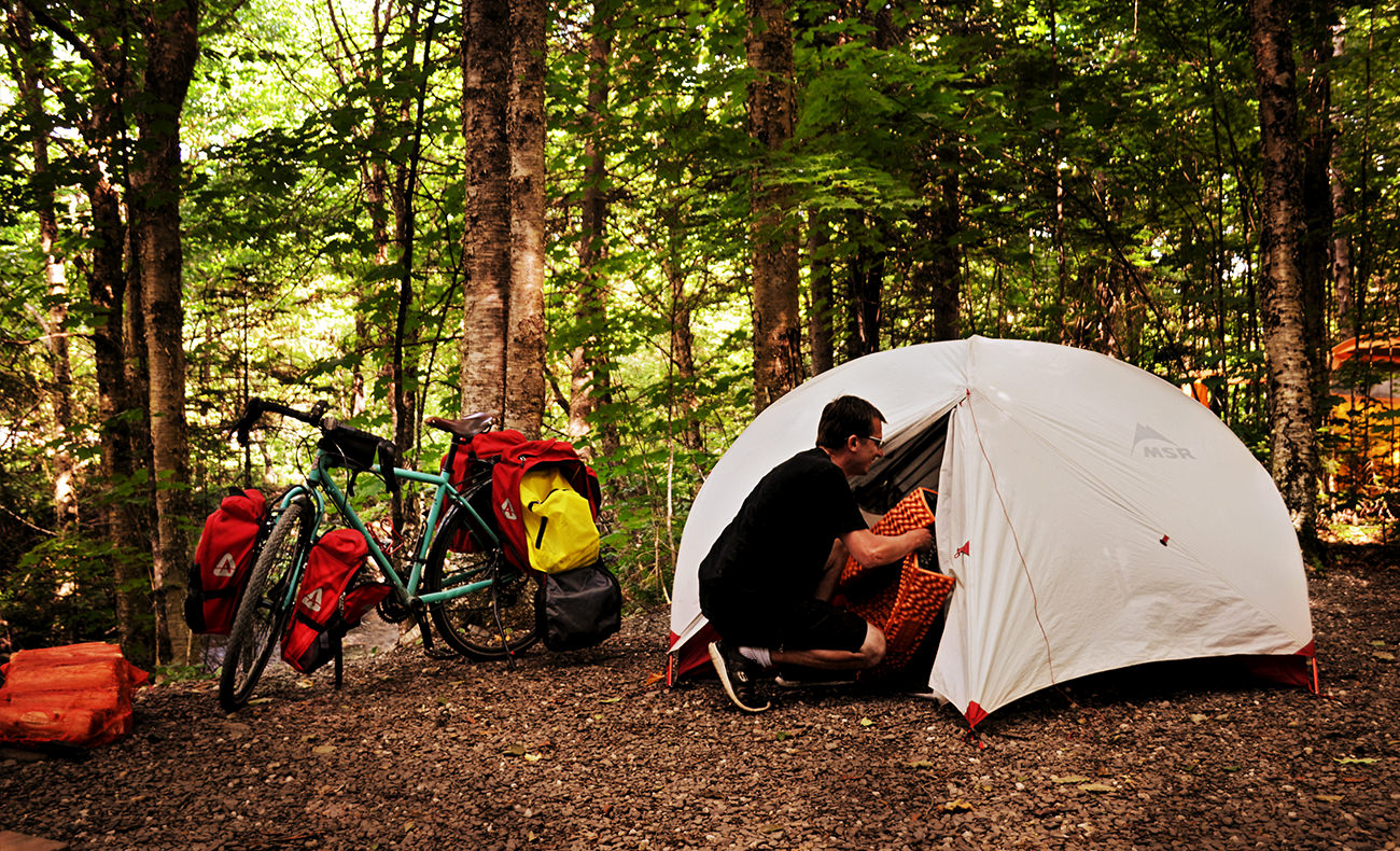 Campground at Parc de la Gorge de Coaticook